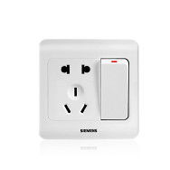 西門子品宜系列 三位單控大蹺板開關(guān) 帶熒光指示